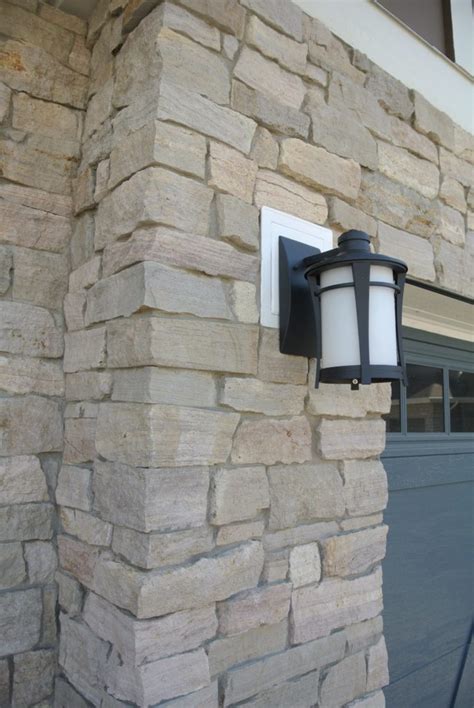 Mounting Light on Stone Exterior 